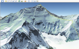 Mt. Everest in "3D" @GoogleEarth