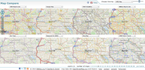 Bild 2: Screenshot von Map Compare: Beispielansicht mit Overlay