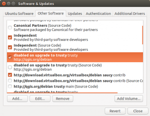 Software & Updates for QGIS in Ubuntu 14.04