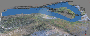 Image Geotagging. Geotagged images with 3D point cloud.