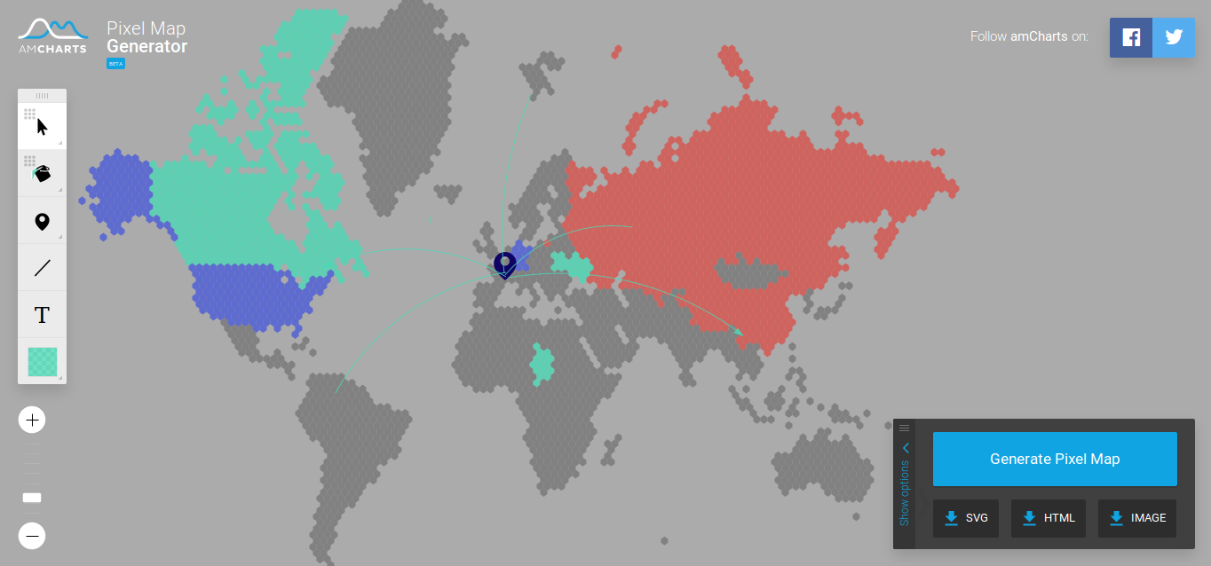 pixel map generator example